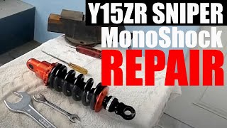 How to repair your Yamaha Sniper Y15ZR rear monoshock