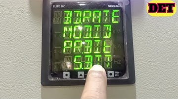 Secure Elite100 MFM Programming, Setting,Configuration #elite100 #elite300 #securemeter #kwh #energy
