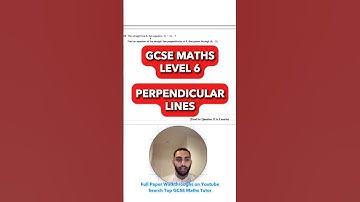 GCSE Maths Made Easy: How to Find Equations fo Perpendicular Lines FAST! ⏱️
