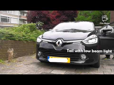 overraskende Konkurrence kjole Clio 4 My mod fari Led Pure Vision in Clio 4 IV 2013 ph1 - YouTube