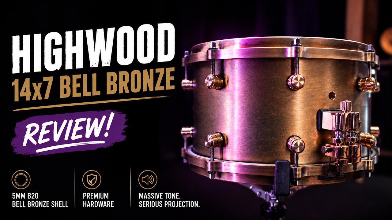This Bell Bronze Snare is ABSOLUTLEY MASSIVE | Highwood 14x7