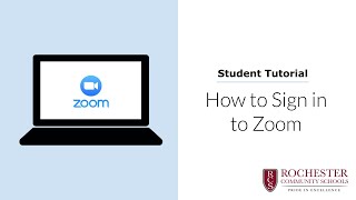 Student Tutorial: How to Sign In to Zoom