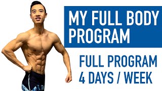 My Worlds Prep Hypertrophy Program (4 Day Full Body Split)