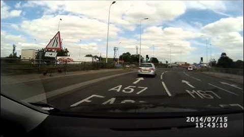 SL11 TCY Silver VW Denton Roundabout!