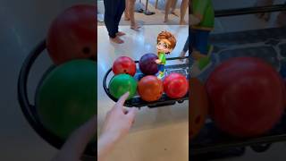 I TOOK MY TOY TO THE BOWLING ALLEY!