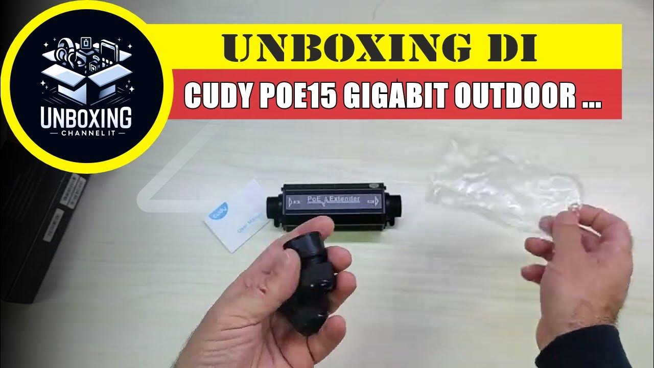 Cudy POE15 Gigabit Outdoor Impermeabile IP67 Poe + Extender YouTube
