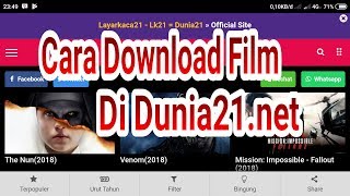 Cara Download Film Di Dunia21.net Lewat HP Android