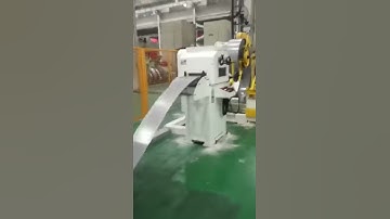 2 in 1 decoiler straightener GL-300H and servo feeder RNC-300 for Electronic parts stamping