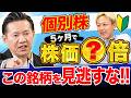 【初心者必見】ゼロから学ぶ個別株の魅力とリスク！！買うべき銘柄もプロが解説！