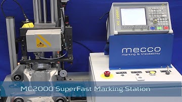 Dot Peen Marking Station - Marking Cast Aluminum