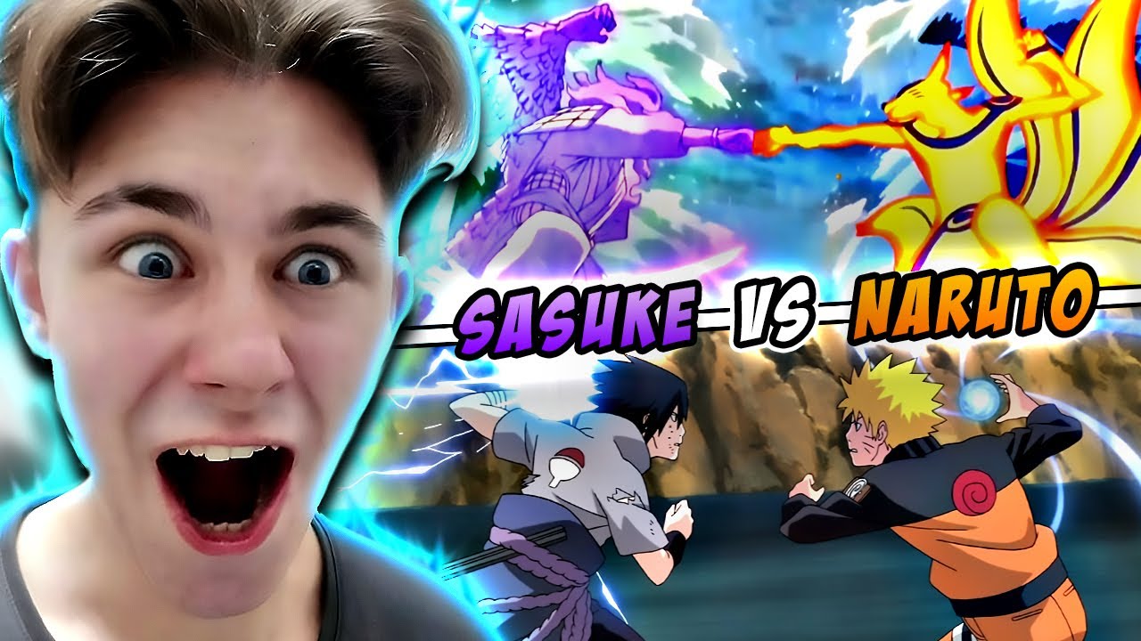 Reacționez la PRIMA și ULTIMA luptă dintre Naruto și Sasuke !!