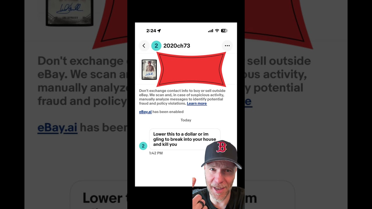 The scariest eBay message EVER