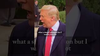Trump completely shuts down a reporter! #usa