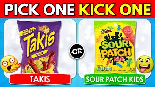 Pick One, Kick One... Spicy VS Sour JUNK FOOD 🌶️🍋