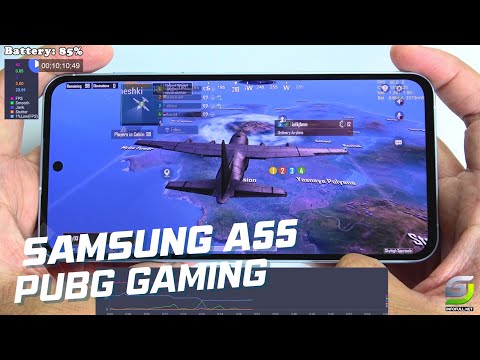 Samsung Galaxy A55 test game PUBG Mobile | Exynos 1480