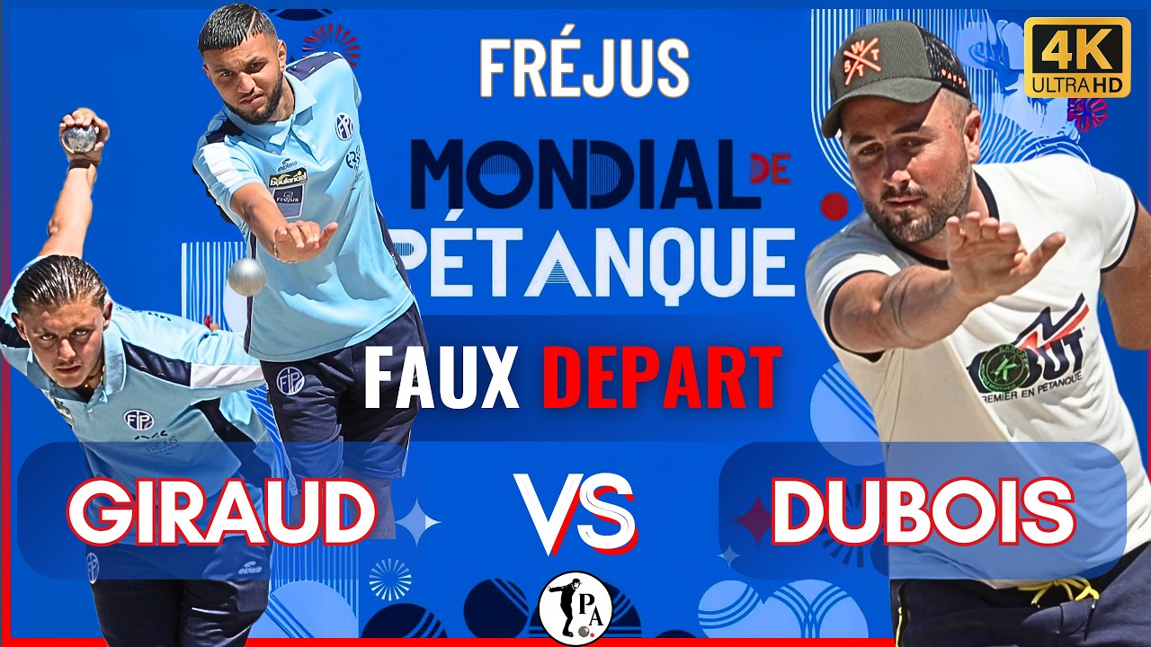Miniature : INTENSE 🔥 Dès la 1ère BOULE ! GIRAUD vs DUBOIS ! Mondial de Fréjus 2026 #pétanque2026