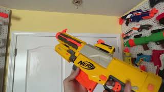 Nerf N-Strike Recon CS-6 inspect reload and firing