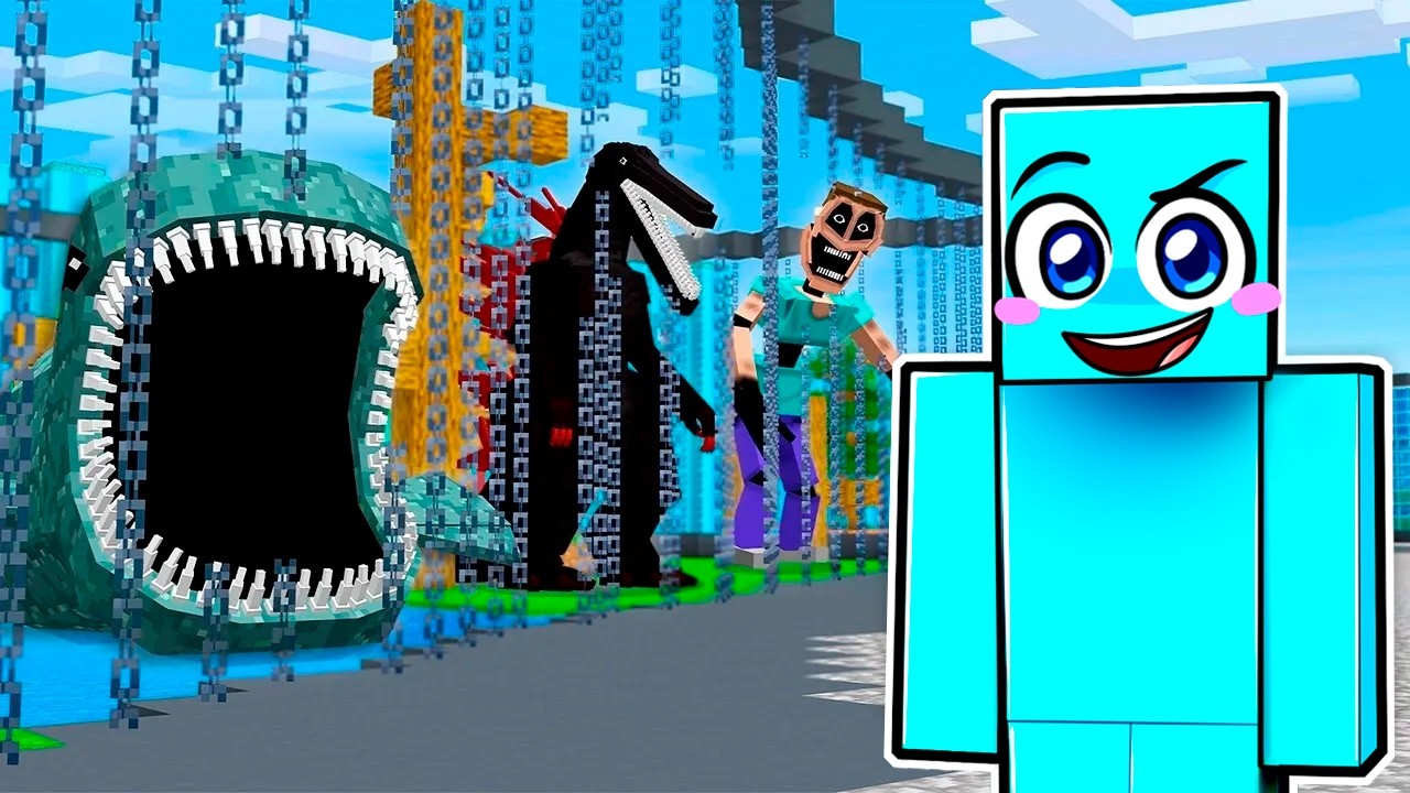 Me Infiltré en Un ZOO DE MONSTRUOS FAMOSOS en Minecraft!