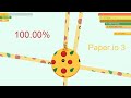 Paper.io 3 Map Control: 100.00%