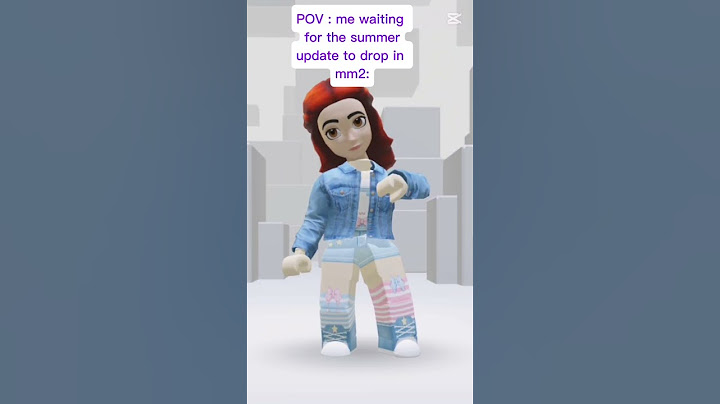POV: ME WAITING FOR THE SUMMER UPDATE TO DROP IN MM2 #roblox