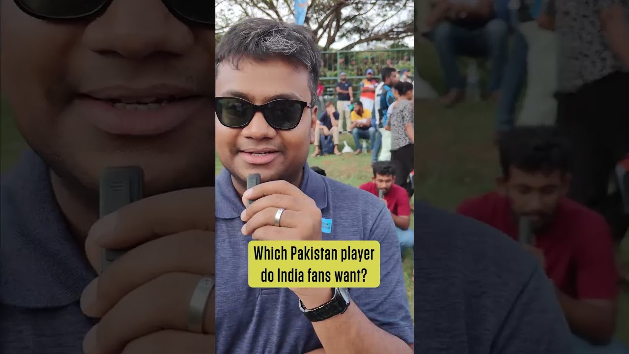 India fans pick a Pakistan player for their team #Shorts