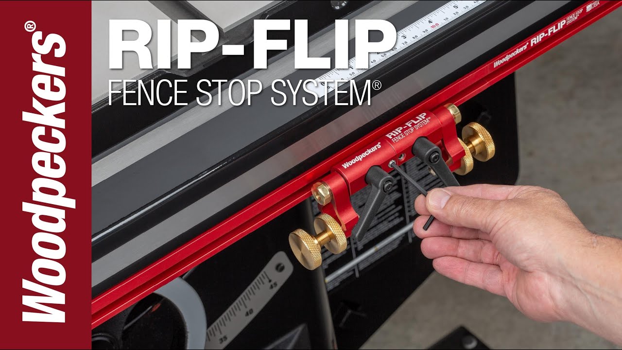 Woodpeckers Rip-Flip Fence Stop System SawStop