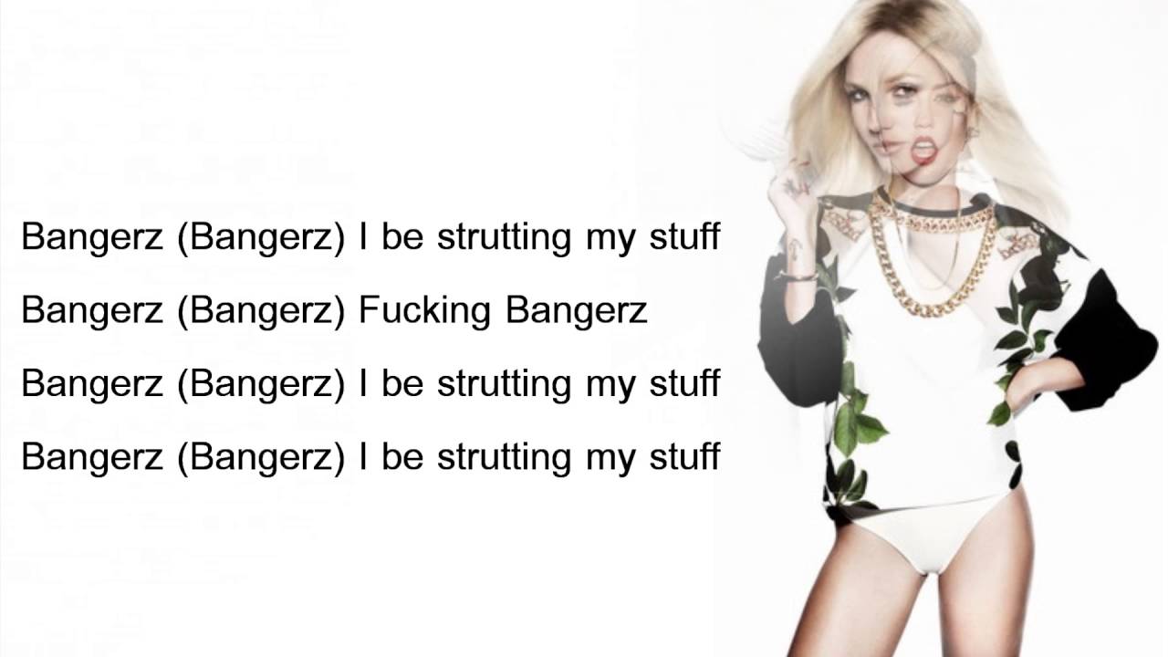 Miley Cyrus ft. Britney Spears | SMS Bangerz - Lyrics ...