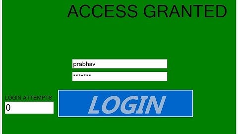 Visual Basic login program |(ADVANCED) | limited password attempts..