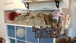 Cleaning and Re-Doing My IKEA Detolf! | MAVIS THE HAMSTER | by K.B's World of Pets 1,470 views 2 years ago 12 minutes, 55 seconds
