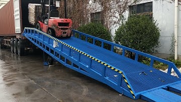 Container loading process.