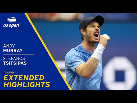 Andy Murray vs Stefanos Tsitsipas Extended Highlights | 2021 US Open Round 1