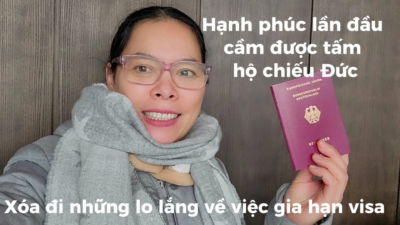 Hôm nay mình đi nhận hộ chiếu Đức và hạnh phúc khi được tham gia lễ nhập tịch ở Đức Người Việt ở Đức