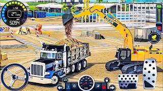 🚜 Extreme Excavator & Road Construction Game - Realistic Simulation 🚧 | Android Gameplay screenshot 2