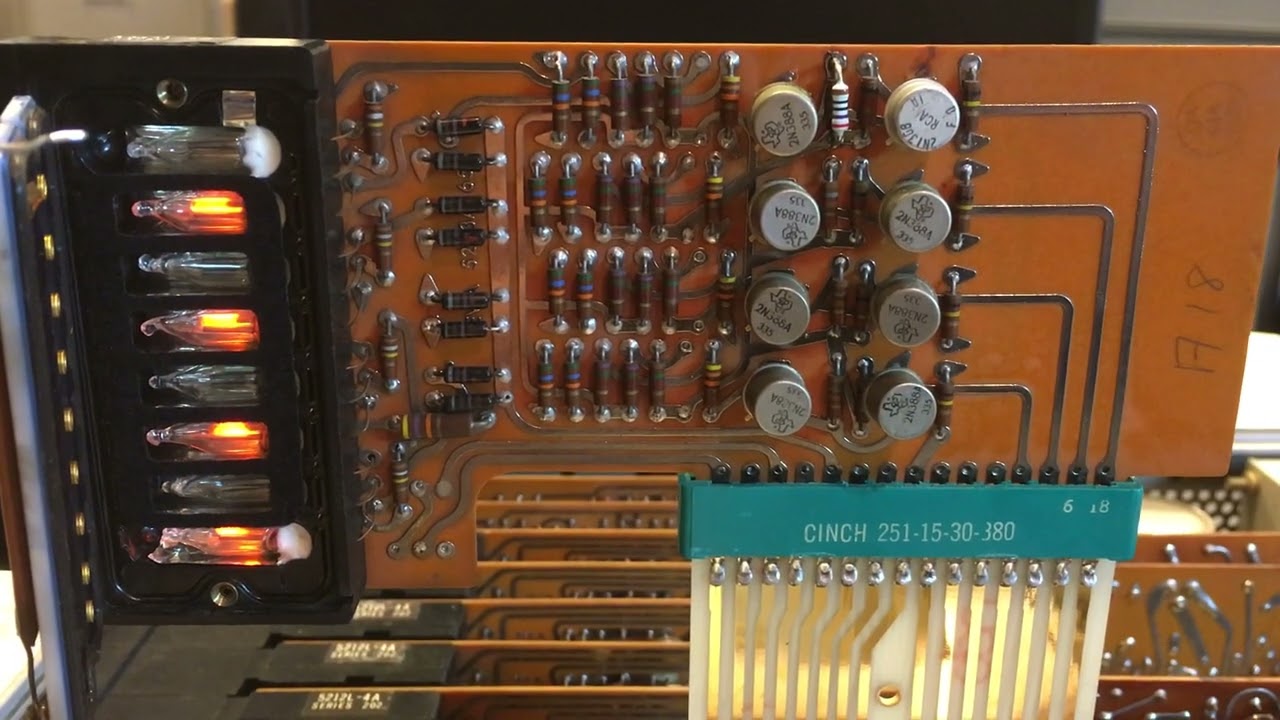 HP5245L BCD to Nixie Decimal Decoder