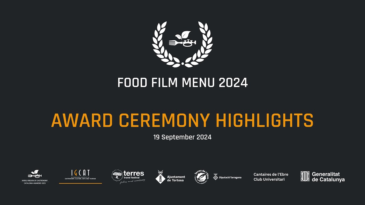 Food Film Menu 2024 - Award Ceremony Highlights - YouTube