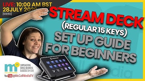 Set-up STREAM DECK ELGATO for OBS, customise ICONS, BUTTONS and other HACKS for BEGINNERS 2020
