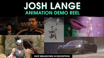 Josh Lange 3D Animation Demo Reel 2025