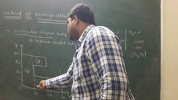 CENTRE OF MASS ( METHOD OF DECOMPOSITION / LADDER / METHOD OF INTEGRATION )