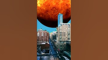 #shorts 33 planet falling to earth Viral VFX shorts | 3D special effects | 3D animation