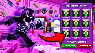 The Most OP Account in +1 Speed Keyboard Escape... (Roblox)
