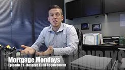 Reserve Funds Requirement | Mortgage Mondays #81 
