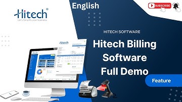 Hitech Software Full Demo Video | Version 8.5 | Trusted by 1 million+ Customers worldwide | English
