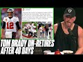 Pat McAfee Reacts To Tom Brady's Unretirement, Return To The Buccaneers