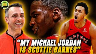 No one is higher on Scottie Barnes than Darko... is he insane