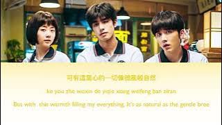 Seven Tan (譚松韻) - Like A Breeze (Go Ahead OST) Lyrics [Chinese | Pinyin | Indo] #Cdrama #Goahead