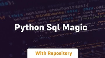 python sql magic