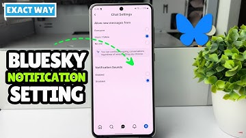 How To Turn On off Notifications On Bluesky App