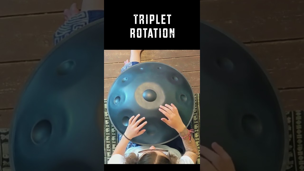 Mini Handpan Tutorial | Triplet Rotation Exercise