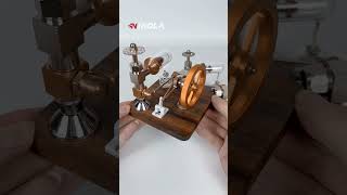 Stirling engine with adjustable speed