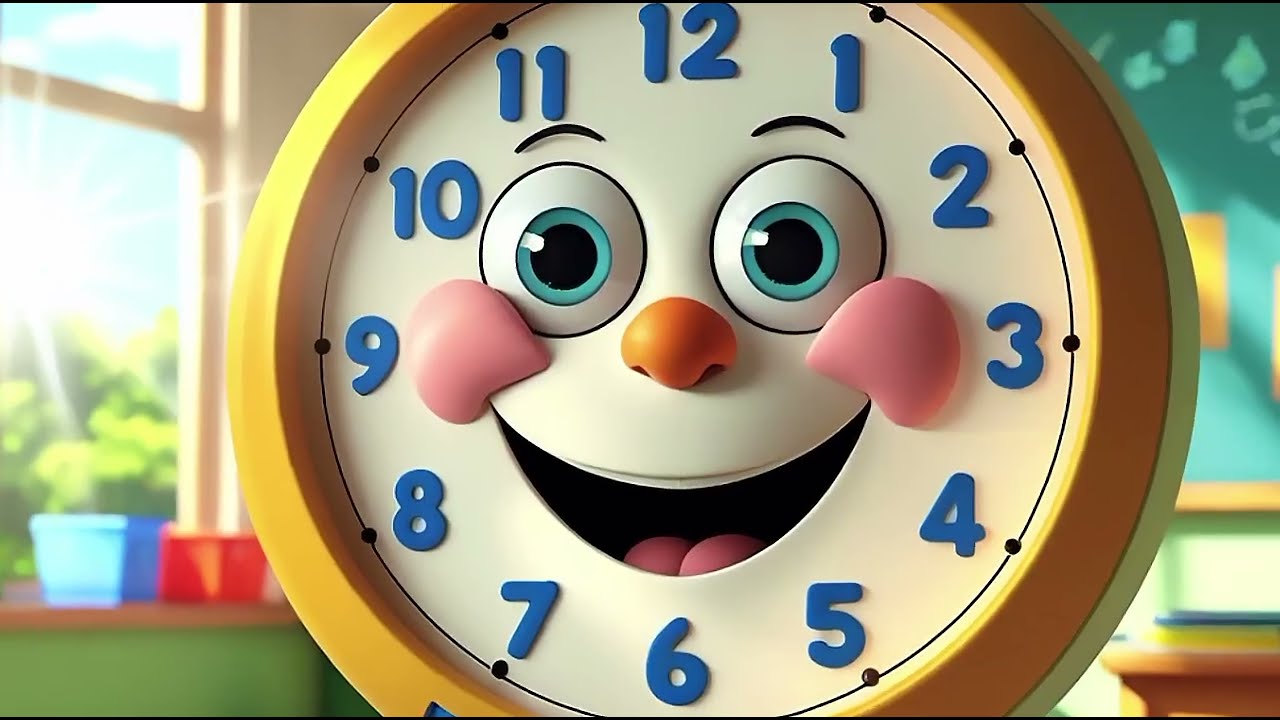 "🎵 Telling Time with Mr. Clack! 🕒 Fun Catchy Song for Kids | Nursery Rhymes for Learning!"